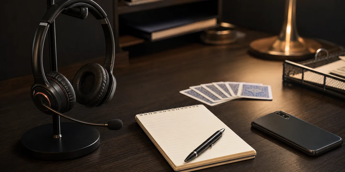 Teen Patti APK dossier route desk with phone, card table and support evidence notes